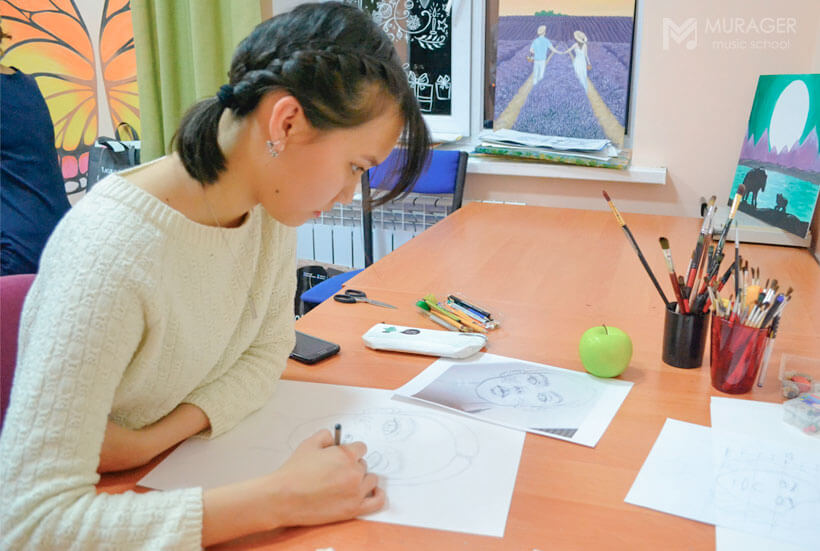 уроки рисование алматы ауэзовский район